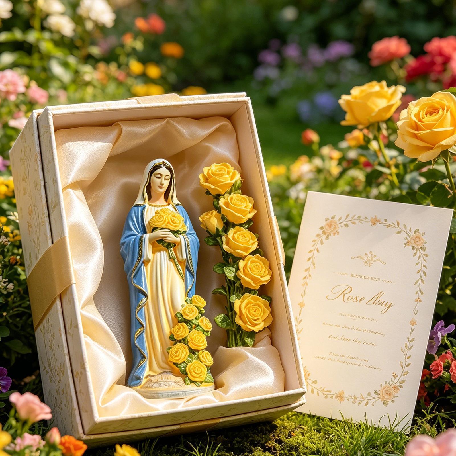 Yard Lighting Decor - Virgin Mary Solar Statue Garden Decor
