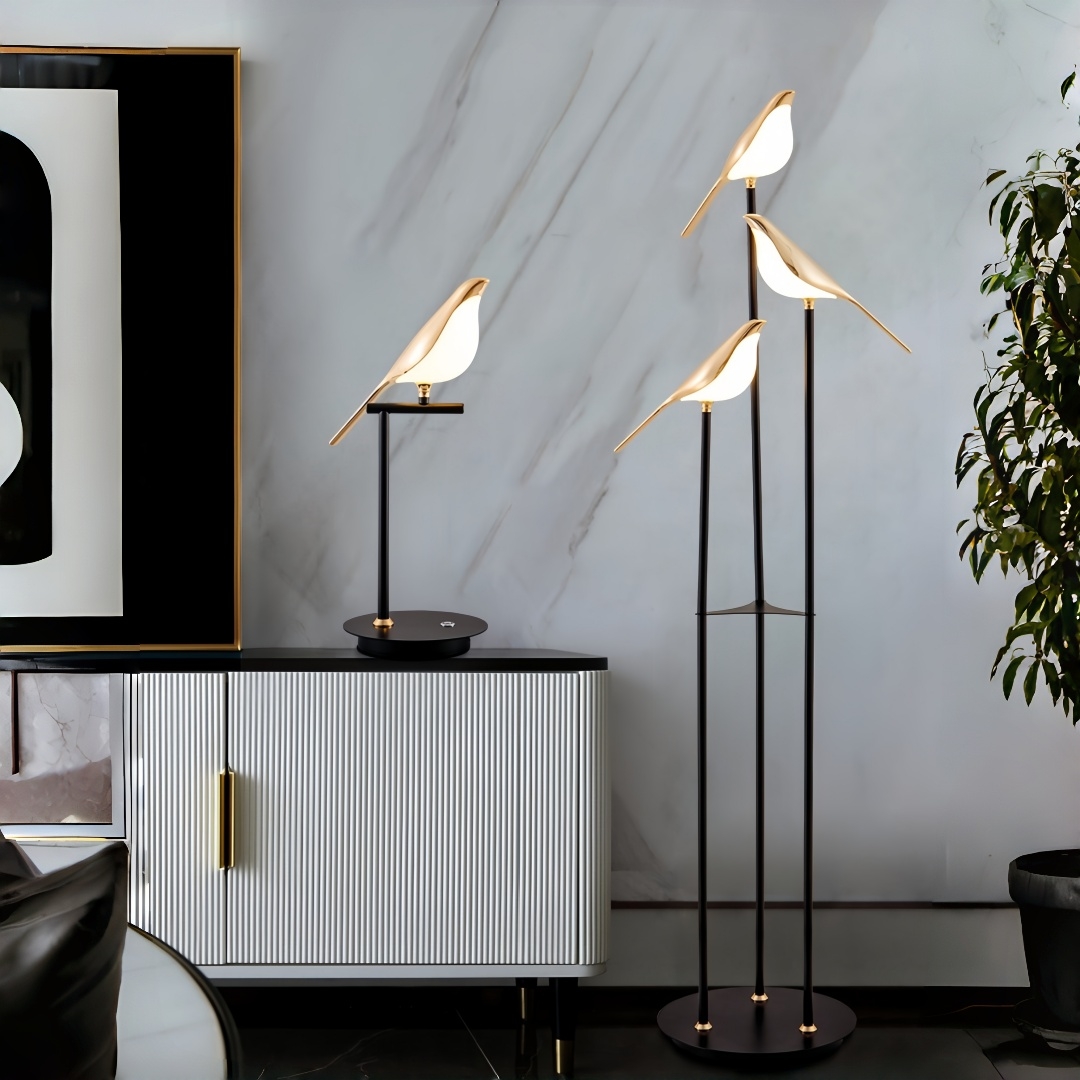Decor Lighting Floor Lamps - Modern minimalist restaurant pendant light creative