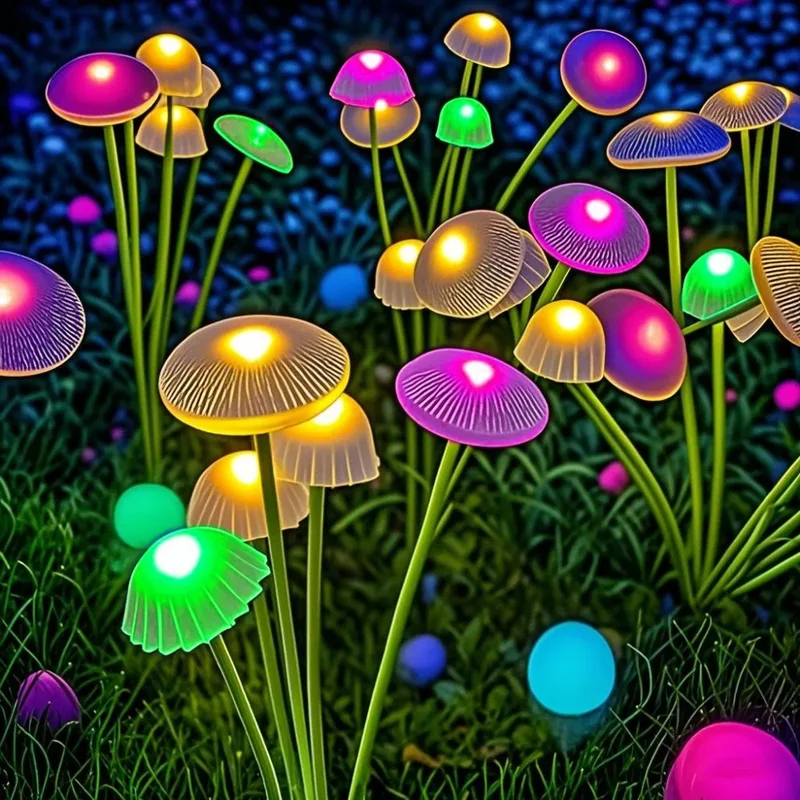 Yard Lighting Decor - Solar Garden Lights Dual Mode LED
