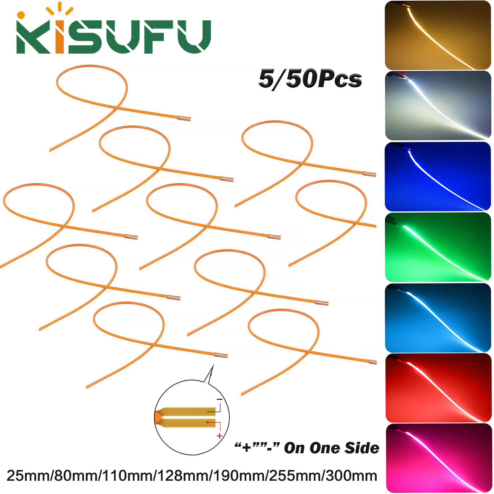 Colour Changing Bulb - DC3V LED Filament Free Cut for