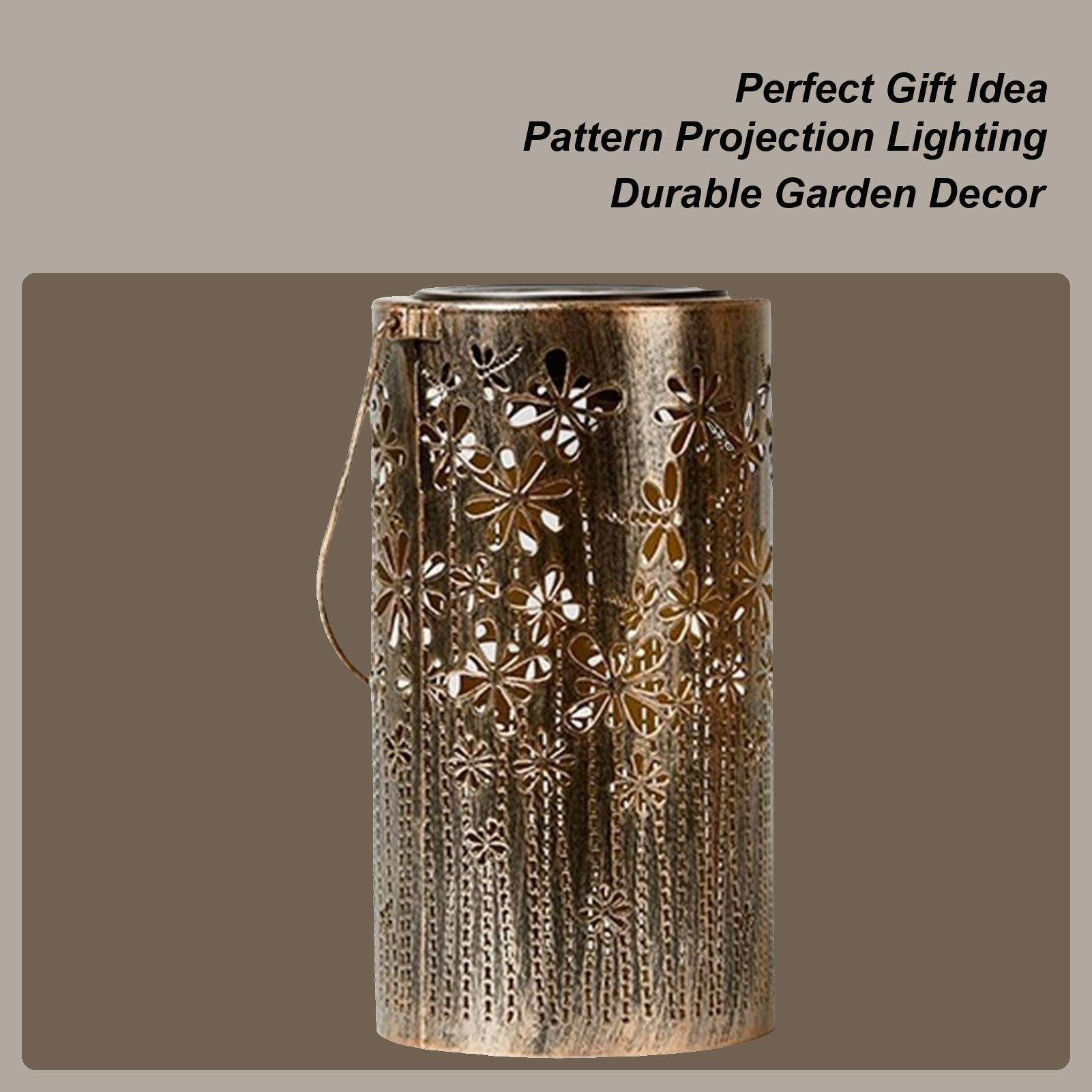 Yard Lighting Decor - Solar Lanterns Decorative Colorful Metal Flower