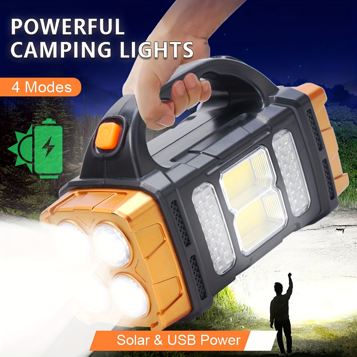 Yard Lighting Decor - New Upgrade Rechargeable High Power Solar