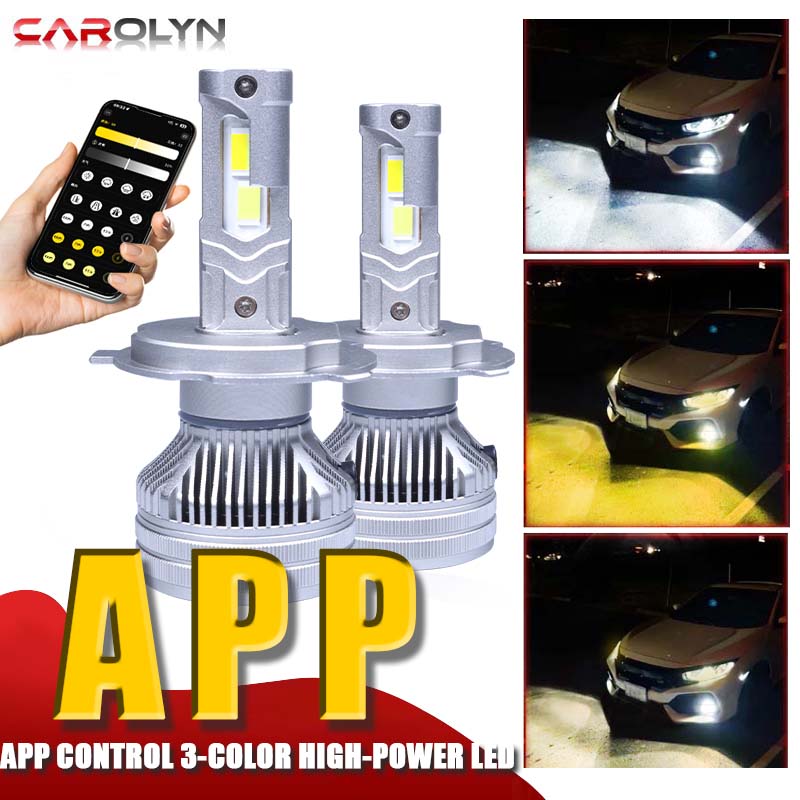 Colour Changing Bulb - Carolyn 3 Colors APP Control H7