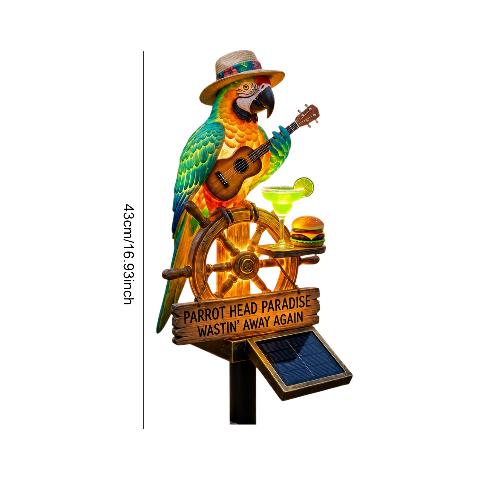Solar-Powered Parrot Garden Li - Yard Lighting Decor 리뷰 및 가격