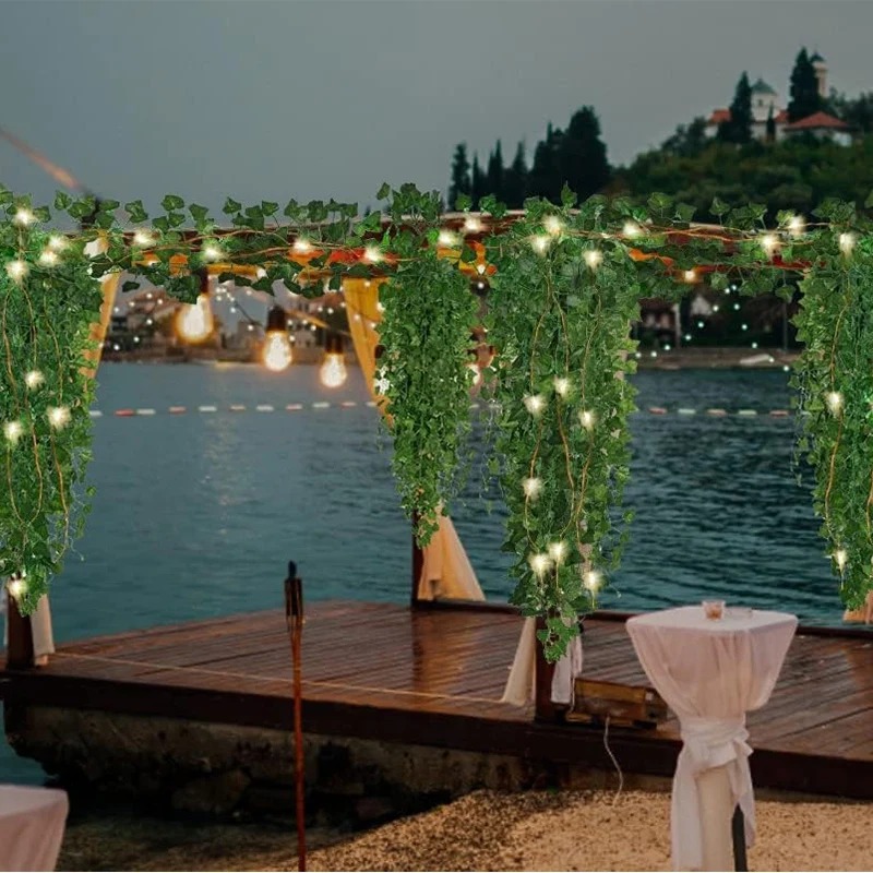 Green Ivy 210cm LED Light Stri - Wall Decor Lighting Tree 리뷰 및 가격