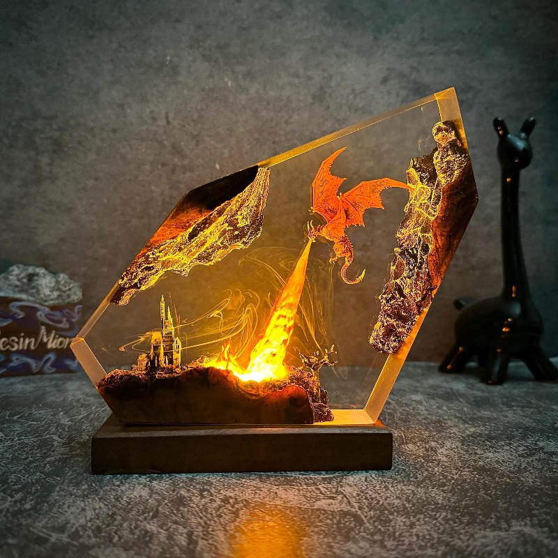Dinosaur resin model ornaments - Lighting Home Decor Products 리뷰 및 가격