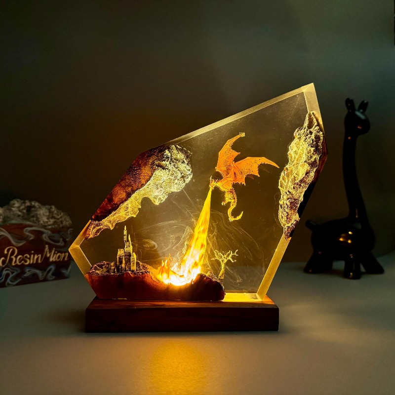 Dinosaur resin model ornaments - Lighting Home Decor Products 리뷰 및 가격