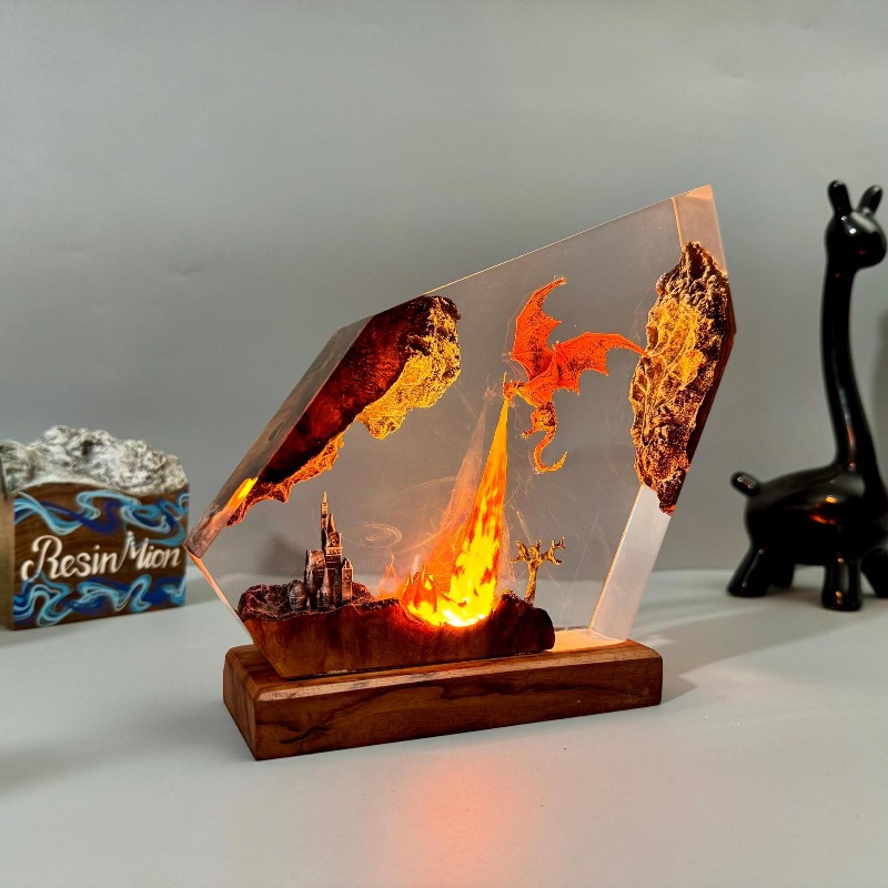 Dinosaur resin model ornaments - Lighting Home Decor Products 리뷰 및 가격
