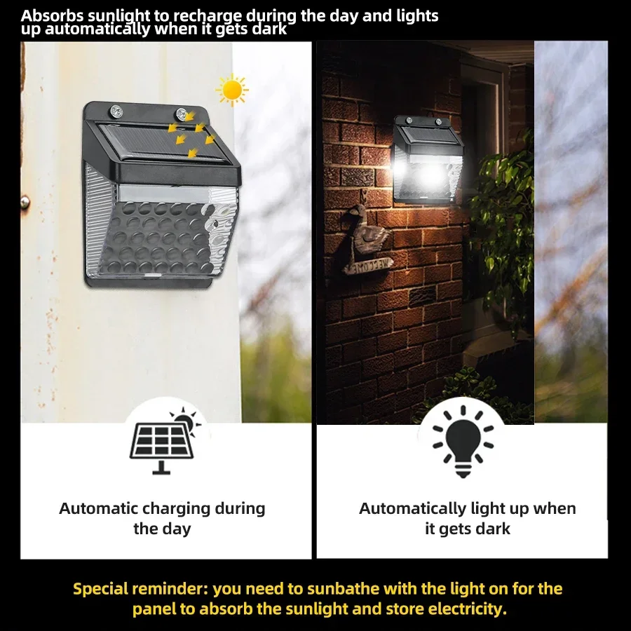 LED Solar Light PIR Motion Sen - Wall Decor Lighting 리뷰 및 가격