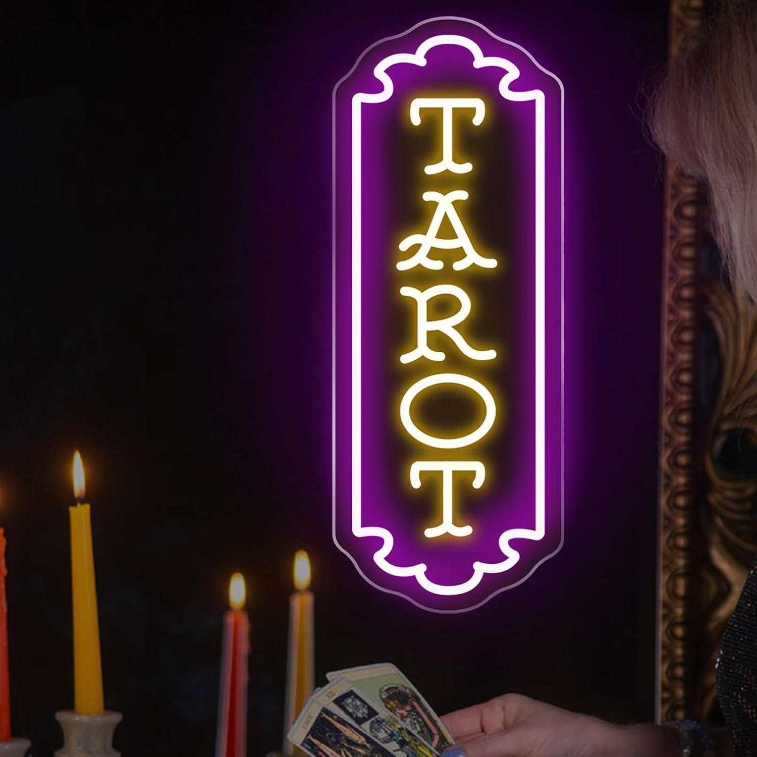 Tarot Neon Sign USB Powered My - Wall Decor Lighting 리뷰 및 가격