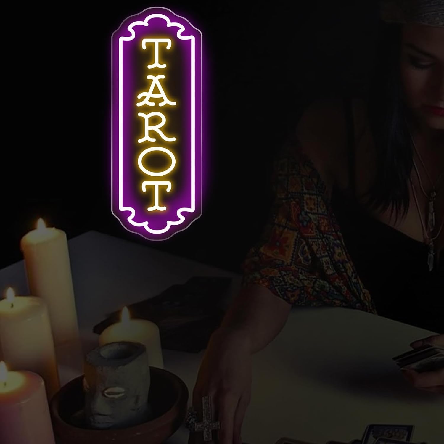 Tarot Neon Sign USB Powered My - Wall Decor Lighting 리뷰 및 가격