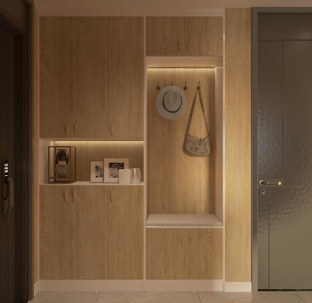 Light Oak Wood Grain Peel and  - Wall Decor Lighting Tree 리뷰 및 가격