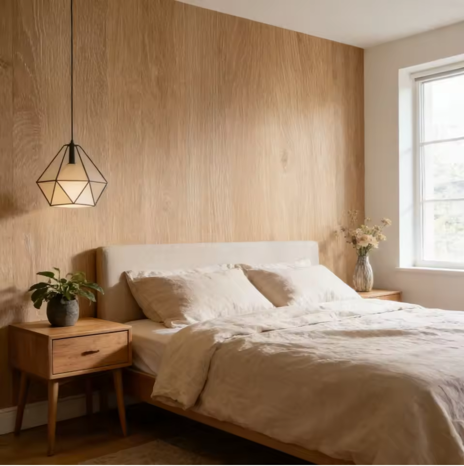 Light Oak Wood Grain Peel and  - Wall Decor Lighting Tree 리뷰 및 가격