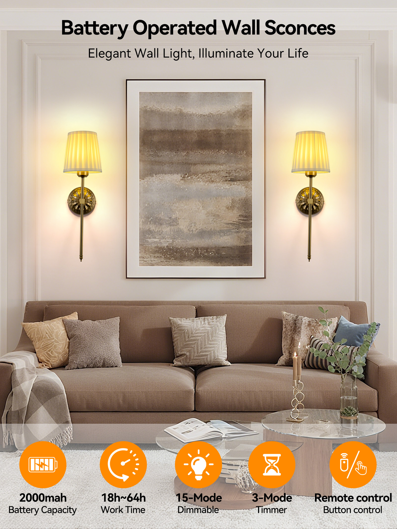 Battery-Powered Wall Light: Re - Colour Changing Bulb 리뷰 및 가격