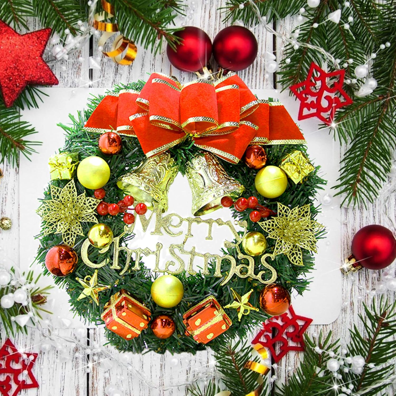 Artificial Pine Christmas Wrea - Wall Decor Lighting Tree 리뷰 및 가격