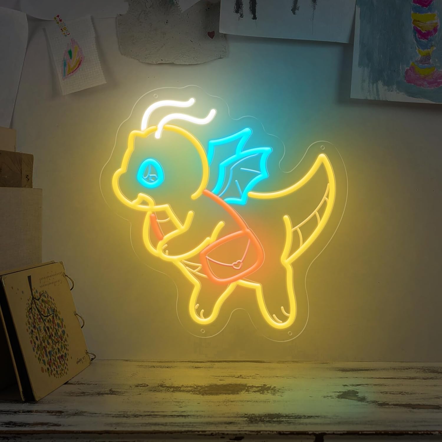 USB Dimmable Cute Dinosaur Neo - Outdoor Lighting Decor Ideas 리뷰 및 가격