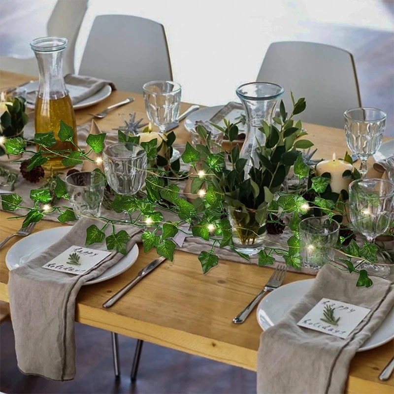 Green Ivy 210cm LED Light Stri - Wall Decor Lighting Tree 리뷰 및 가격
