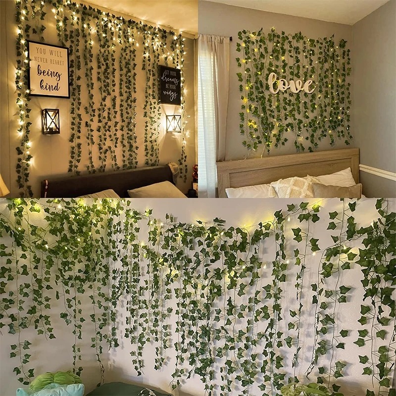 Green Ivy 210cm LED Light Stri - Wall Decor Lighting Tree 리뷰 및 가격