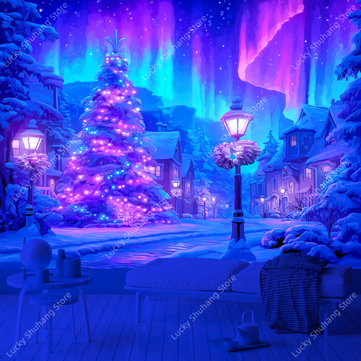 Magical Northern Lights UV Tap - Wall Decor Lighting Tree 리뷰 및 가격