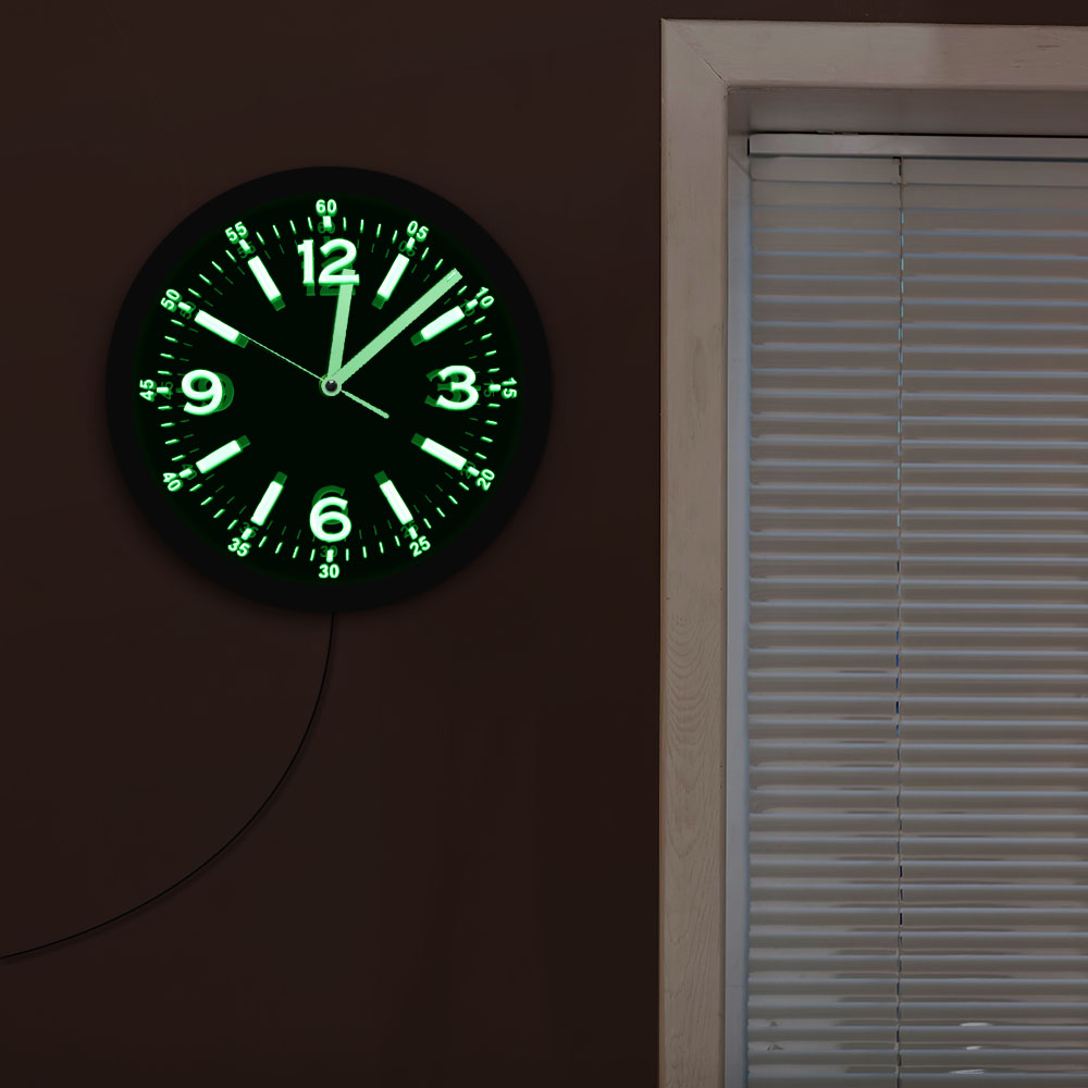 Modern Design LED Neon Light W - Lighting Home Decor Wall Clocks 리뷰 및 가격