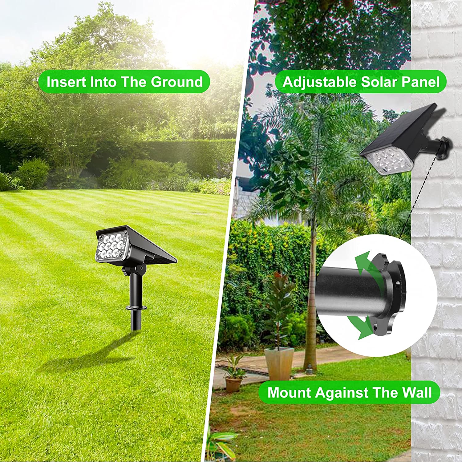 4pcs Solar Spotlight Outdoor G - Wall Decor Lighting Tree 리뷰 및 가격