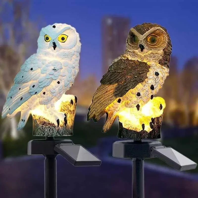 Owl Lights Outdoor Solar Power - Decor Lighting Floor Lamps 리뷰 및 가격