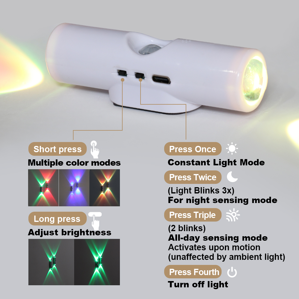 RGB Gradient LED Night Light M - Lighting Metal Wall Decor 리뷰 및 가격