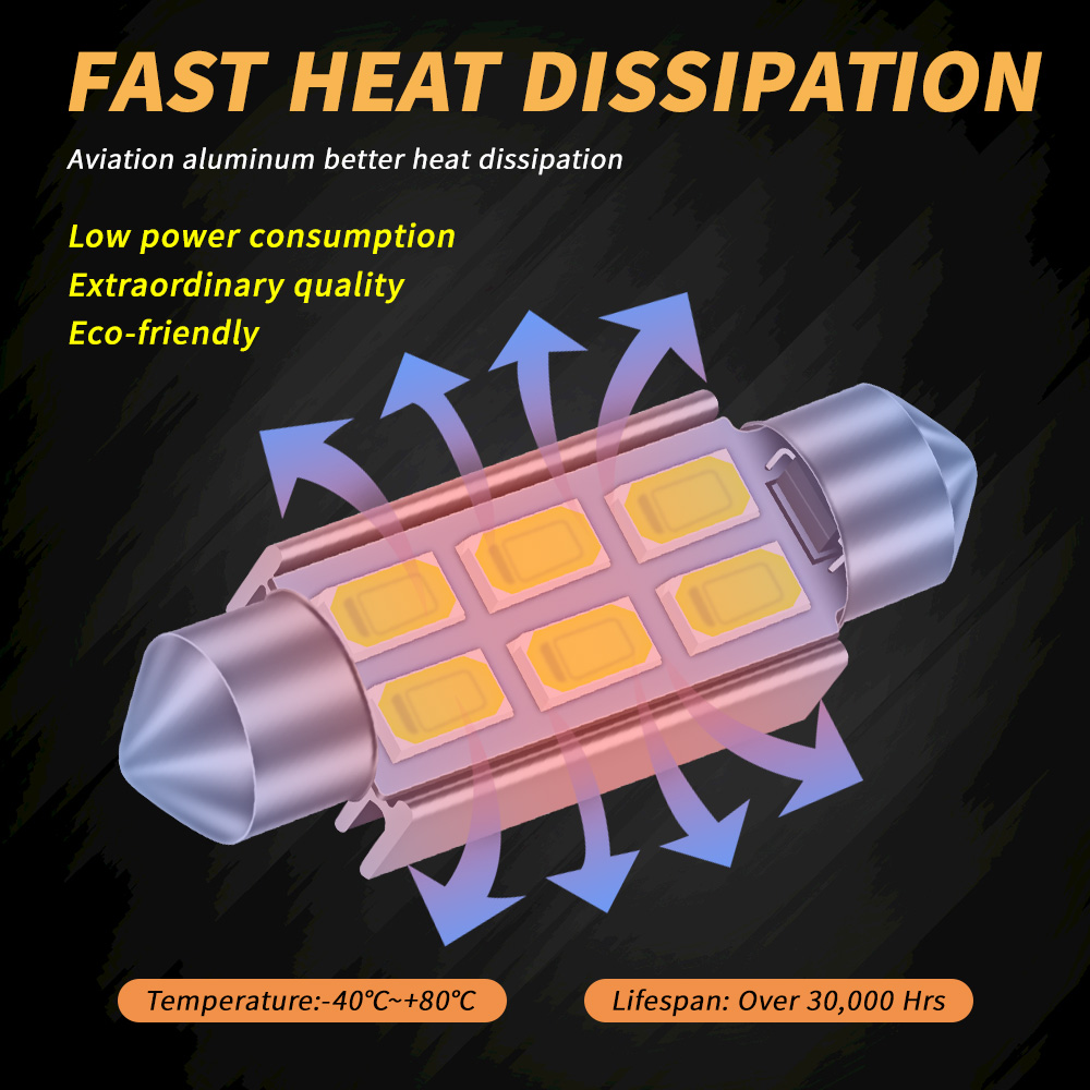 4Pcs C5W Led Car Festoon-31mm  - Colour Changing Bulb 리뷰 및 가격