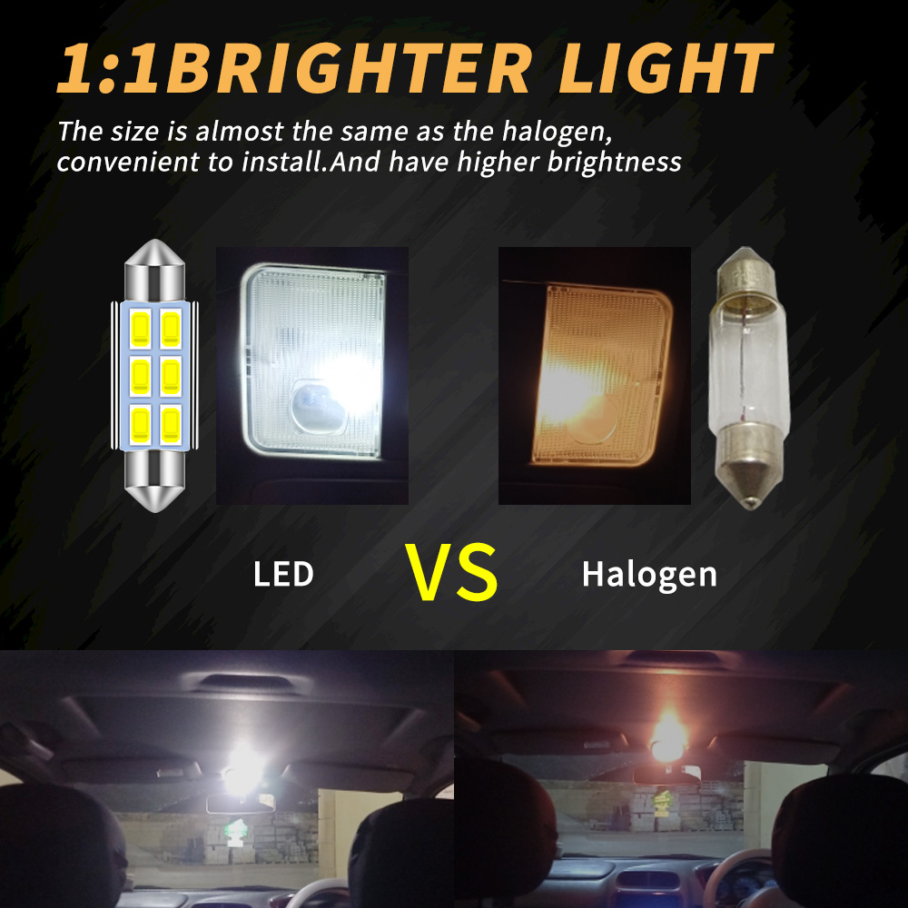 4Pcs C5W Led Car Festoon-31mm  - Colour Changing Bulb 리뷰 및 가격