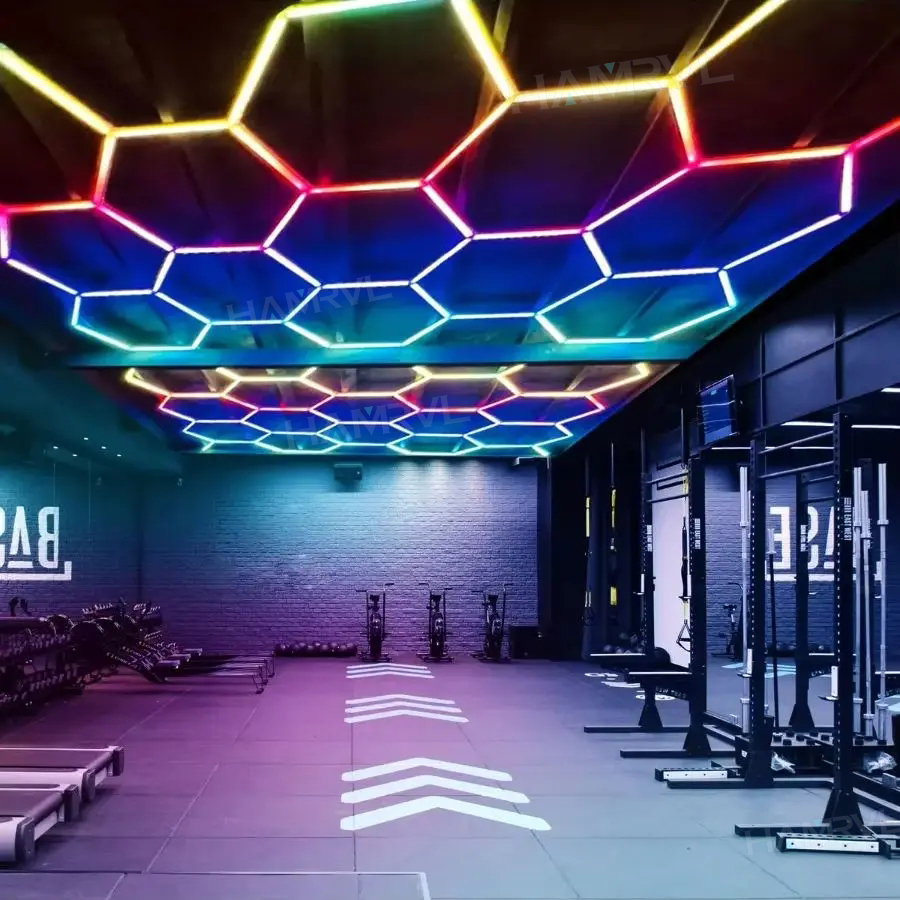 Hexagonal LED Ceiling Light wi - Colour Changing Bulb 리뷰 및 가격