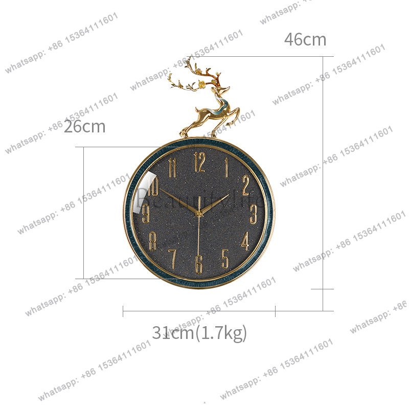 New Chinese light luxury Fulu  - Lighting Home Decor Wall Clocks 리뷰 및 가격