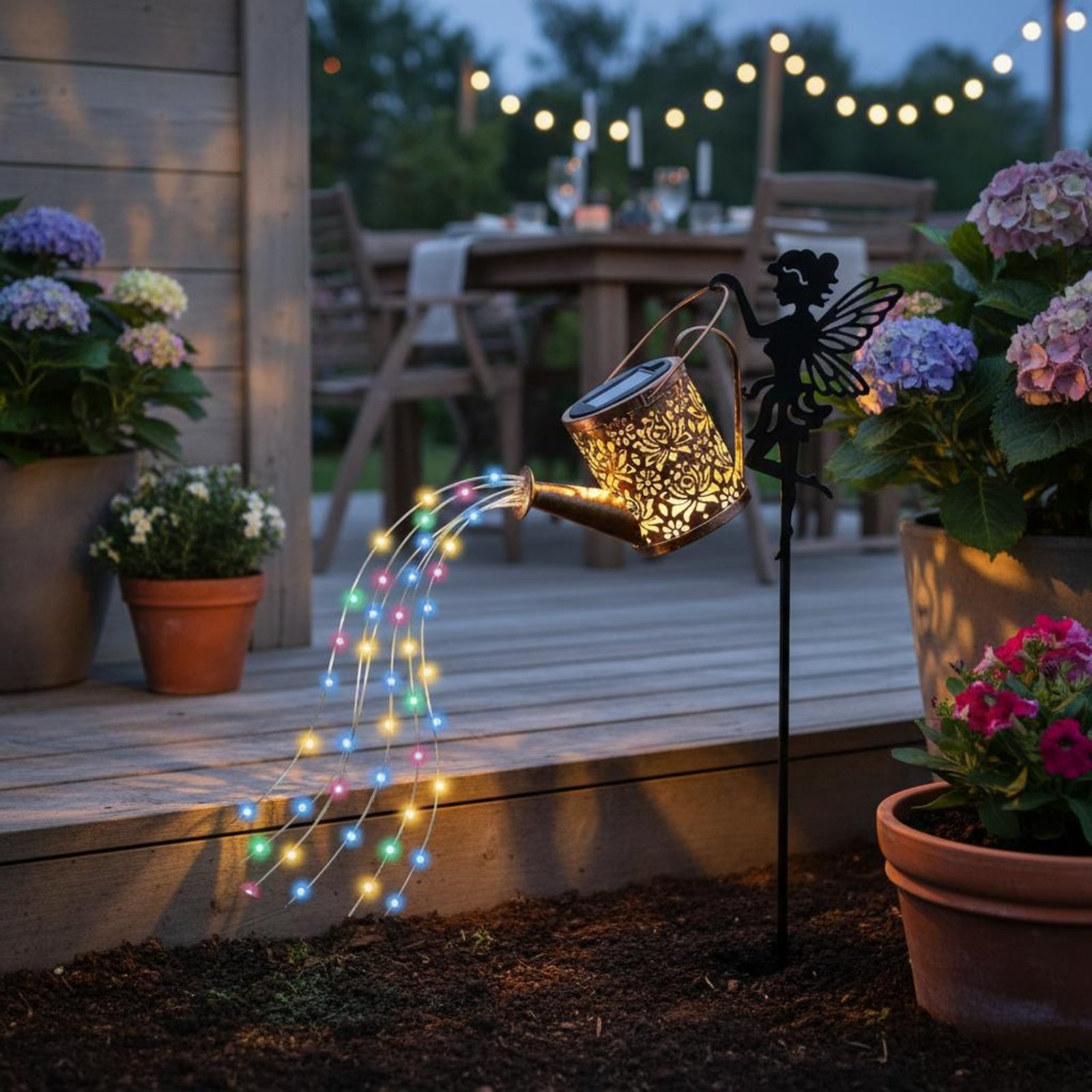 Solar Fairy Watering Can Light - Yard Lighting Decor 리뷰 및 가격