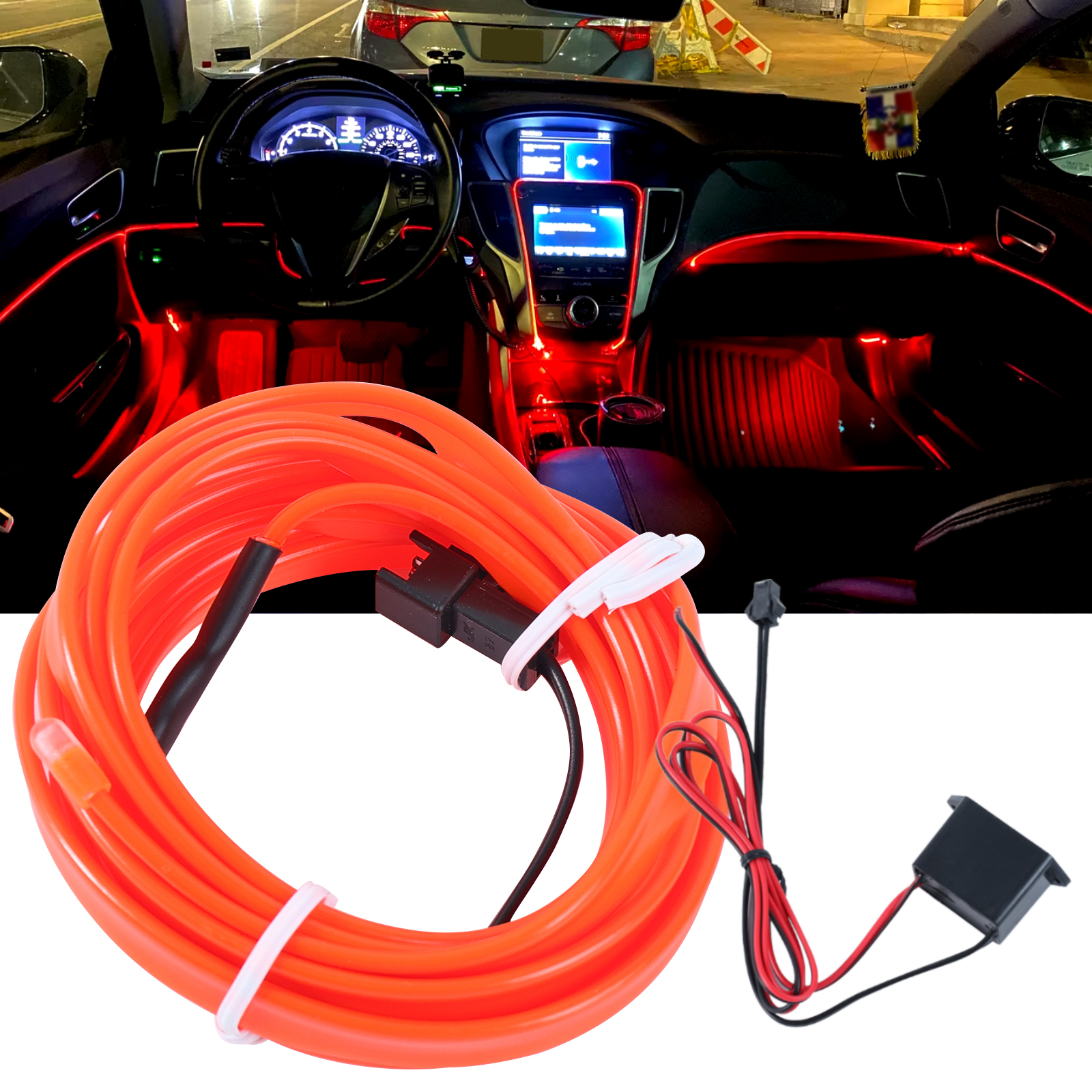 Car Interior Strip Light Ambie - Lighting Interior Decor 리뷰 및 가격