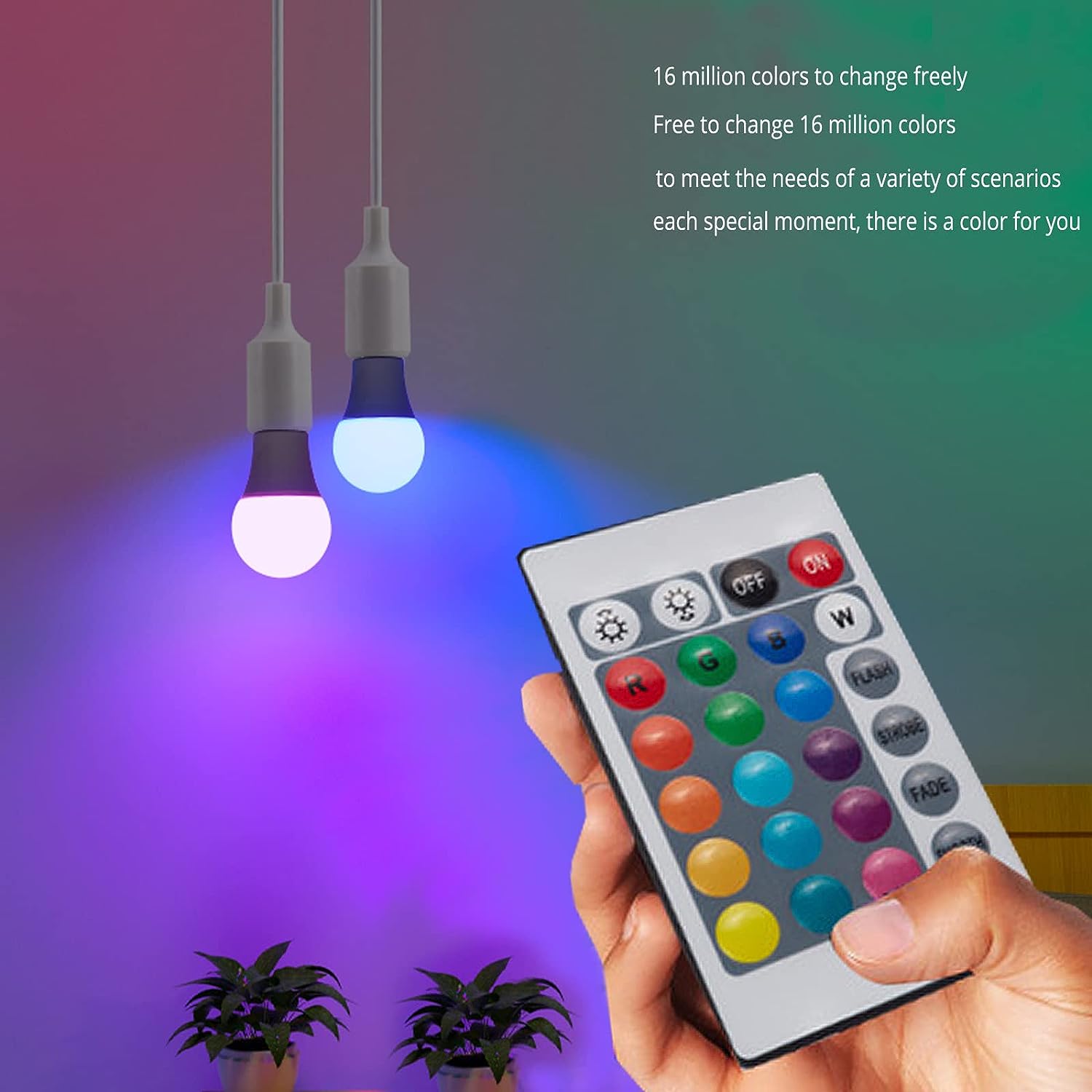 E27 220V 16 Colors RGB Bulb LE - Colour Changing Bulb 리뷰 및 가격