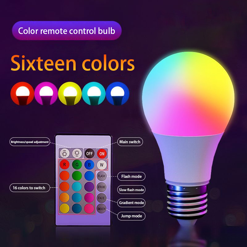 E27 220V 16 Colors RGB Bulb LE - Colour Changing Bulb 리뷰 및 가격