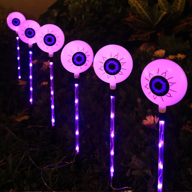 LED Solar Halloween Eyeball St - Outdoor Lighting Decor Ideas 리뷰 및 가격