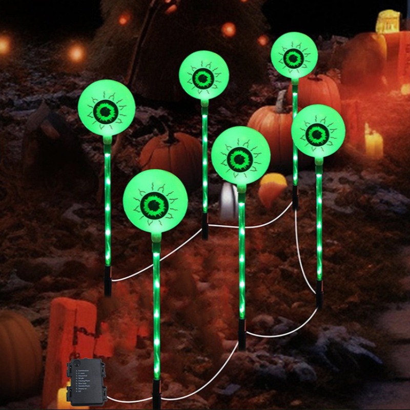 LED Solar Halloween Eyeball St - Outdoor Lighting Decor Ideas 리뷰 및 가격