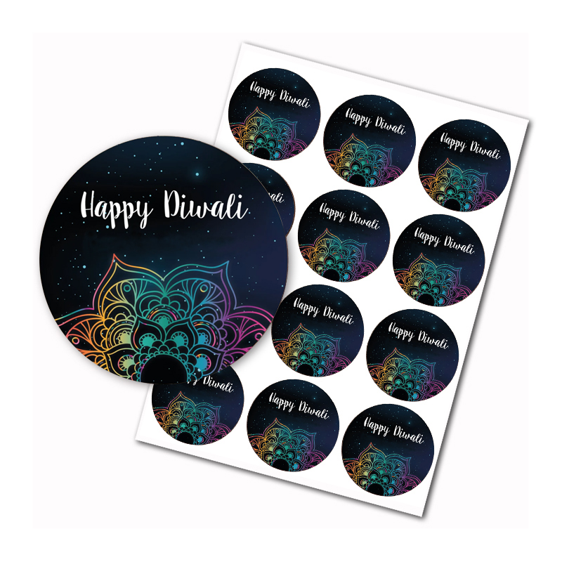 Happy Diwali stickers Indian F - Lighting Decoration For Diwali 리뷰 및 가격