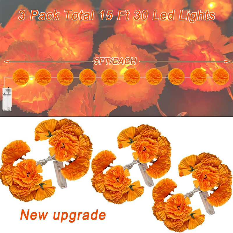 Mexican Marigold Artificial Fl - Lighting Decoration For Diwali 리뷰 및 가격