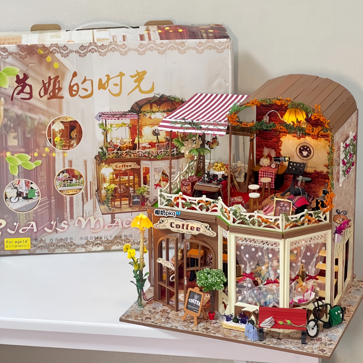DIY Miniature Dollhouse 2-Stor - Lighting Home Decor Products 리뷰 및 가격