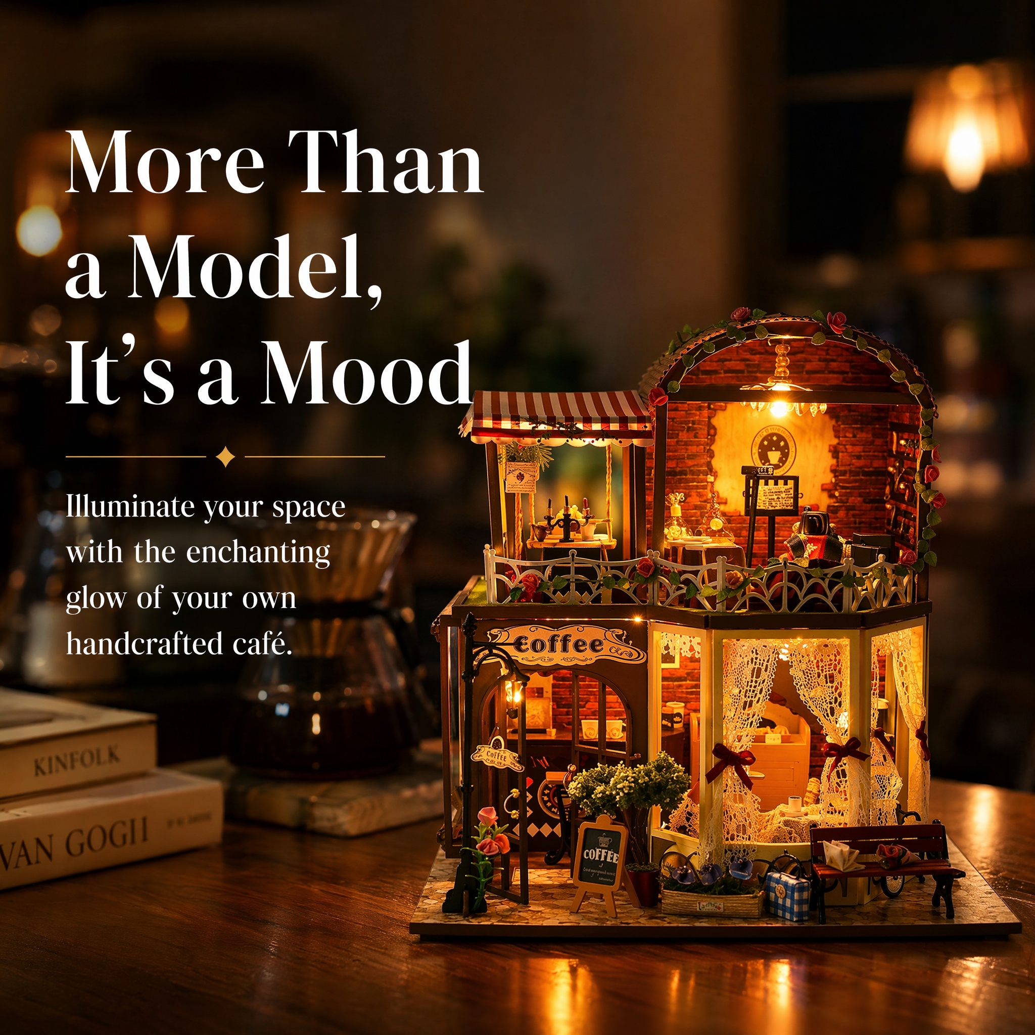 DIY Miniature Dollhouse 2-Stor - Lighting Home Decor Products 리뷰 및 가격