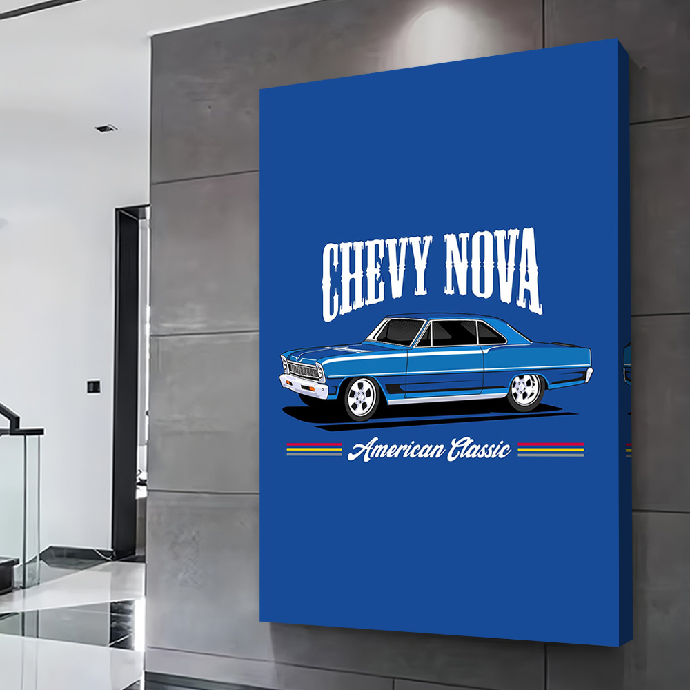 Chevy Nova Classic Cars Printi - Nova Decor & Lighting Vase Glass Brun 26Cm 리뷰 및 가격