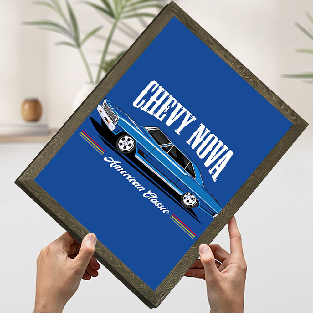 Chevy Nova Classic Cars Printi - Nova Decor & Lighting Vase Glass Brun 26Cm 리뷰 및 가격