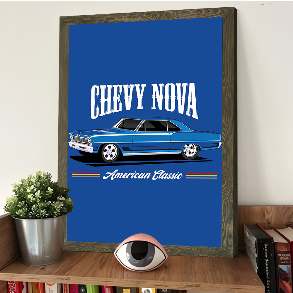 Chevy Nova Classic Cars Printi - Nova Decor & Lighting Vase Glass Brun 26Cm 리뷰 및 가격