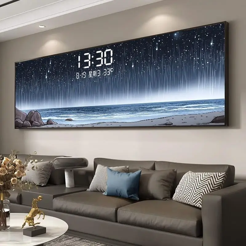 Temperature Date Wall Clock Lu - Lighting Home Decor Wall Clocks 리뷰 및 가격