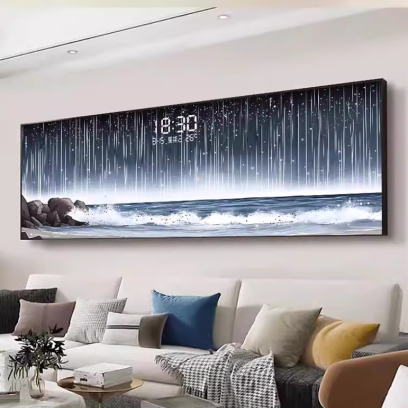 Temperature Date Wall Clock Lu - Lighting Home Decor Wall Clocks 리뷰 및 가격