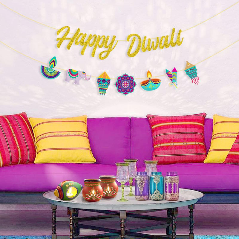 Diwali Party Decorations Happy - Lighting Decoration For Diwali 리뷰 및 가격