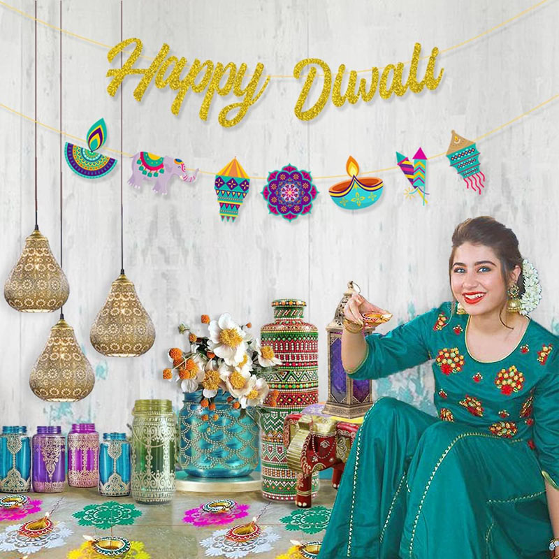 Diwali Party Decorations Happy - Lighting Decoration For Diwali 리뷰 및 가격