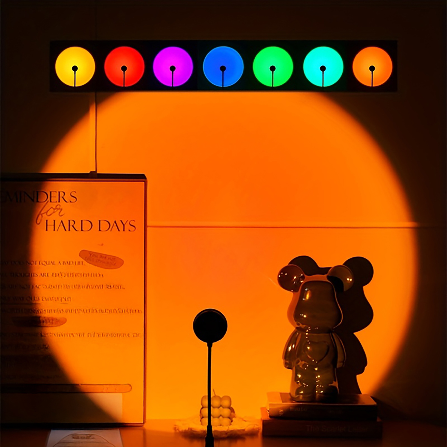 Colorful LED sunset ambient li - Colour Changing Bulb 리뷰 및 가격