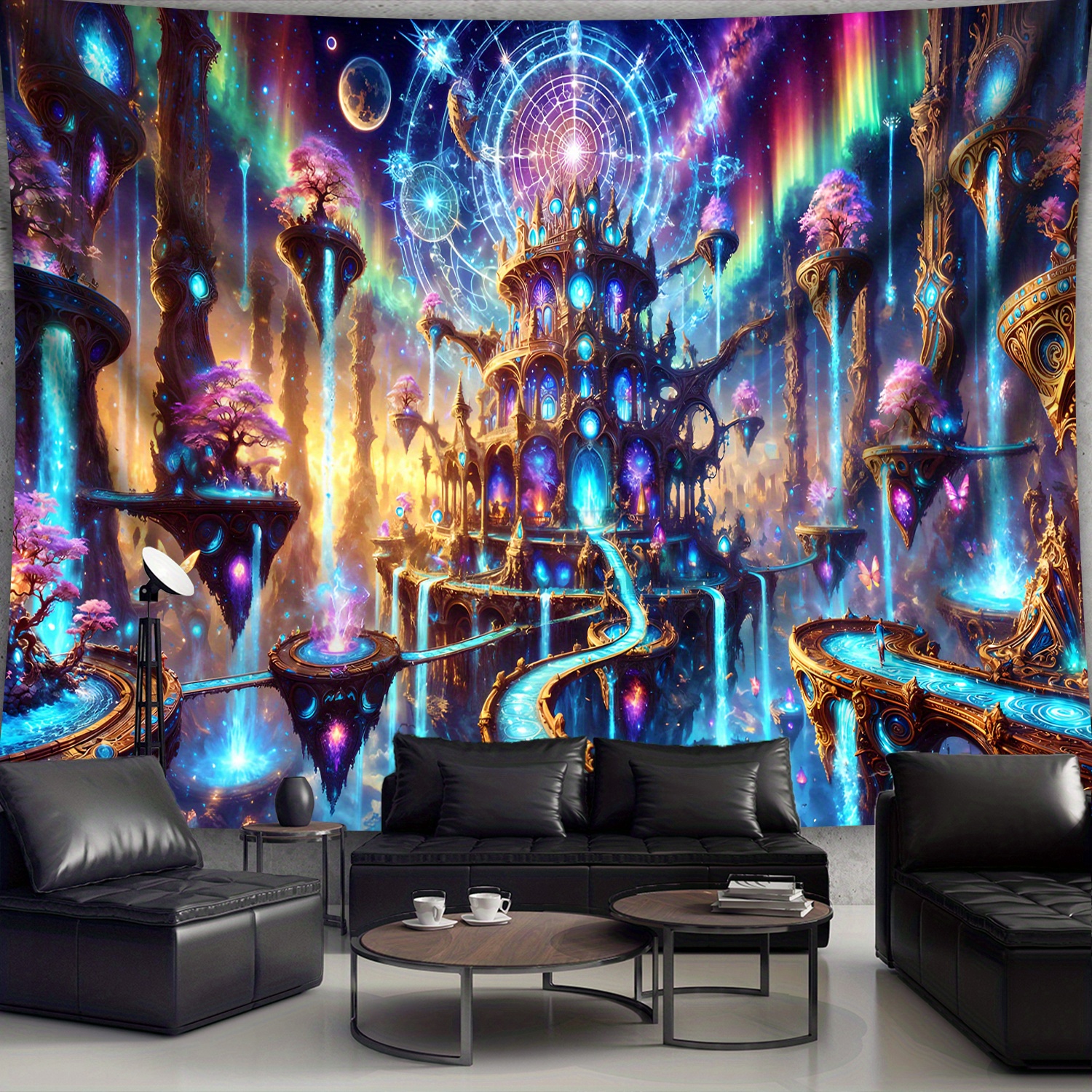 VIKAMA Black Light Tree of Lif - Wall Decor Lighting Tree 리뷰 및 가격